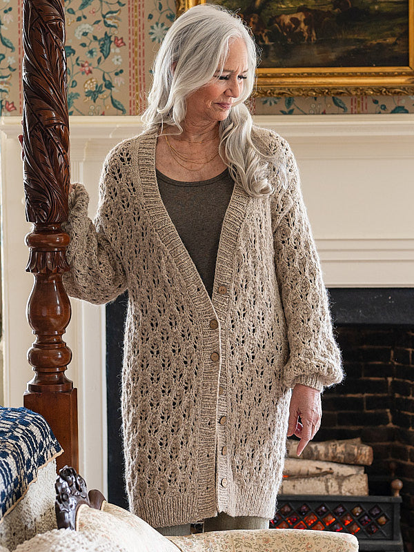 A Berroco Hearthside Pattern - Meader Cardigan (PDF)