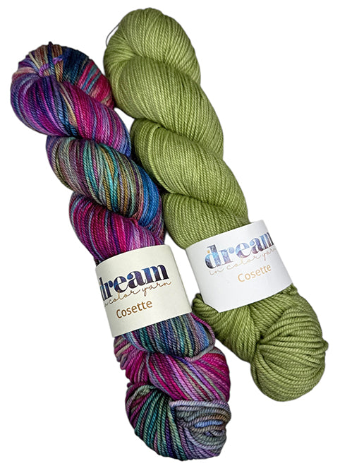 Dream in Color Cosette One of a Kind Color - Meadow Bloom (TWO SKEINS)