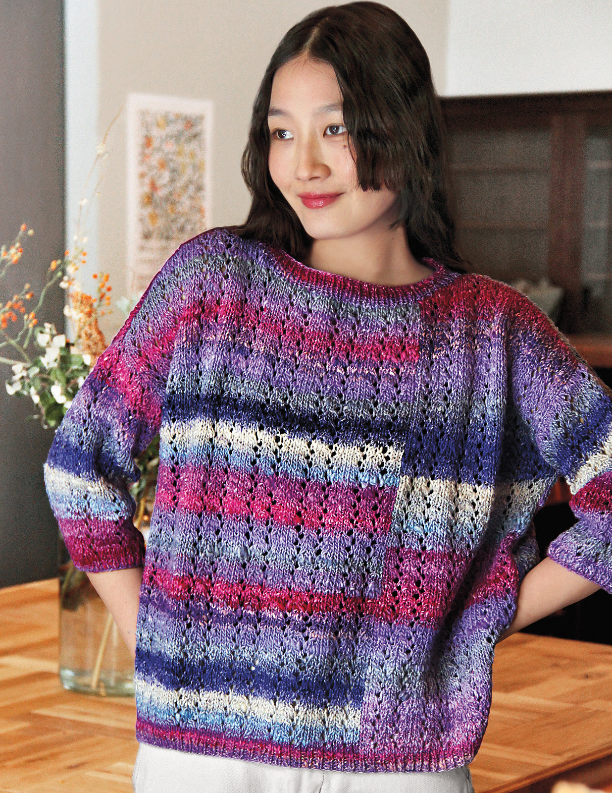 A Noro Mebuki Pattern - Breeze Pullover (PDF)