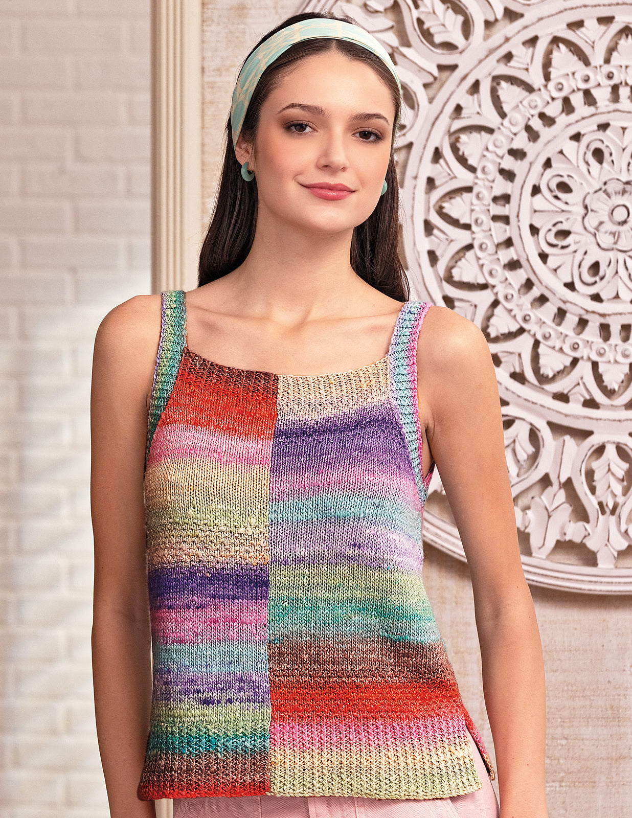 A Noro Mebuki Pattern - Mini-Break Sleeveless Top (PDF)
