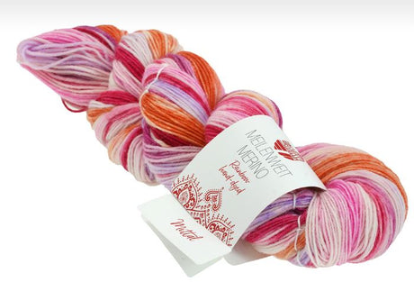 
Lana Grossa Meilenweit Merino Rainbow Hand-Dyed Limited Edition - Mittal (Color #7006) 44% Off Sale at Little Knits
