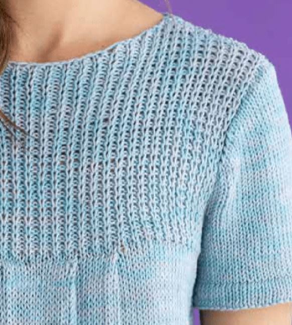 An Araucania Yumbrel DK Pattern - Melanie Top (PDF)