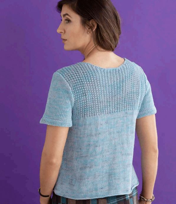 An Araucania Yumbrel DK Pattern - Melanie Top (PDF)