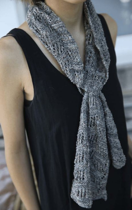 Mellow Cedar Scarf - Free with Purchase of 1 or More Skeins of Rustic Silk (PDF File)