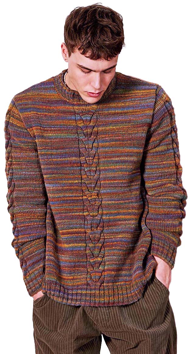 A Lang Reina Pattern - Cabled Sweater PTO-044_05 (PDF File)