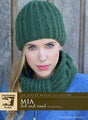 Juniper Moon Farm Mia hat and cowl knitting pattern sale at Little Knits