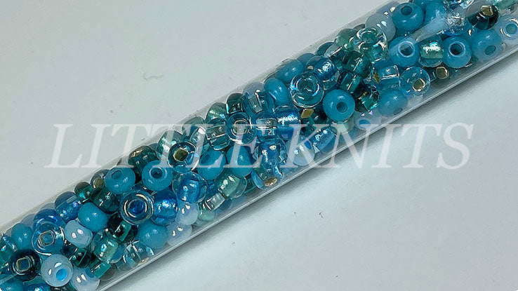 6/0 Czech Seed Beads  - Miami Surf Mix (Color #19216) 24 Gram Tube