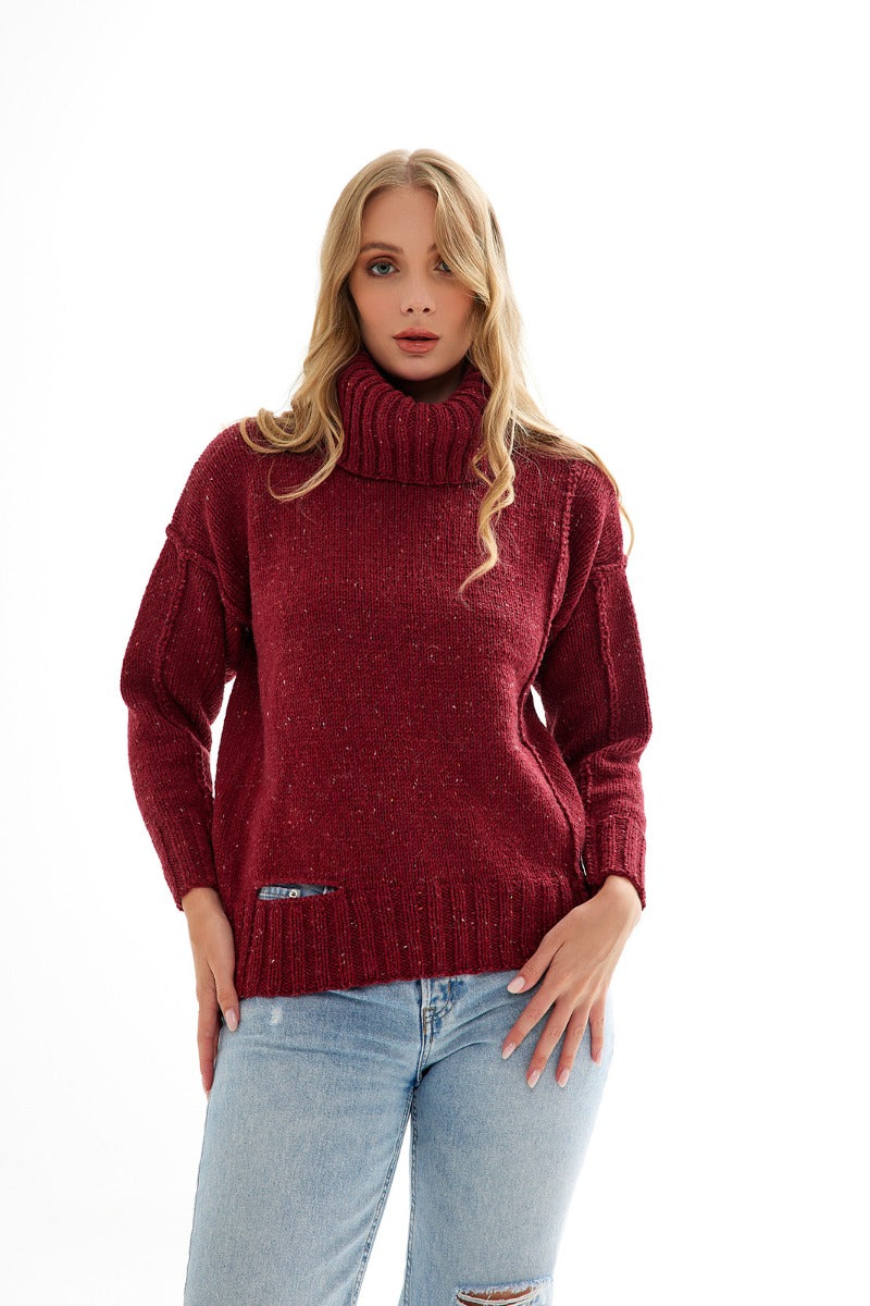 A Jody Long Alba Aran Pattern - Micaela Sweater (PDF File)