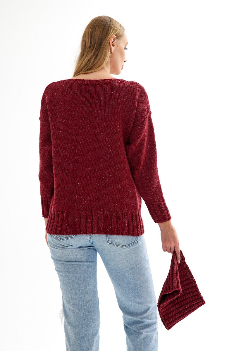 A Jody Long Alba Aran Pattern - Micaela Sweater (PDF File)