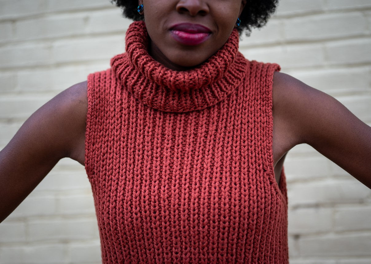 A Juniper Moon Nimbus Pattern - Michele High-Neck Pullover (PDF)