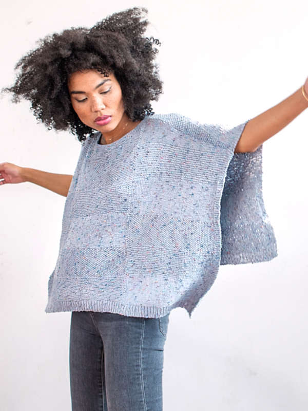 A Berroco Zinnia Pattern - Milan Poncho (PDF) – Little Knits