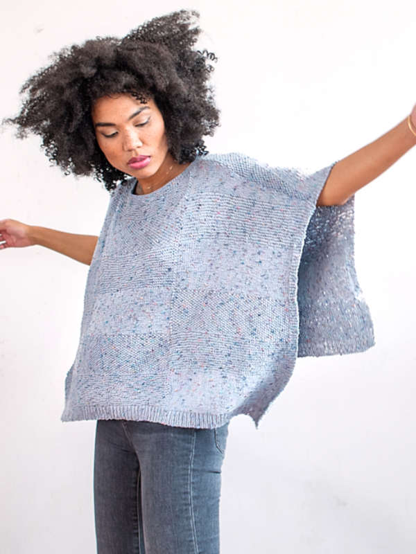 A Berroco Zinnia Pattern - Milan Poncho (PDF File)