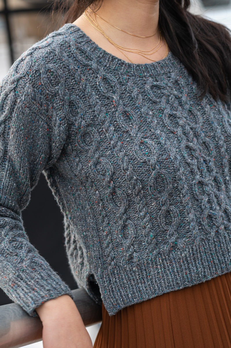 A Berroco Millstone Tweed Pattern - Arbus Sweater (PDF)