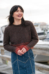 A Berroco Millstone Tweed Pattern - Cassatt Sweater (PDF)