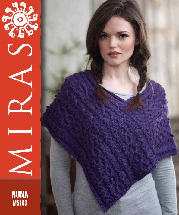 A Mirasol Nuna Pattern - Short Cabled Cape (PDF File)