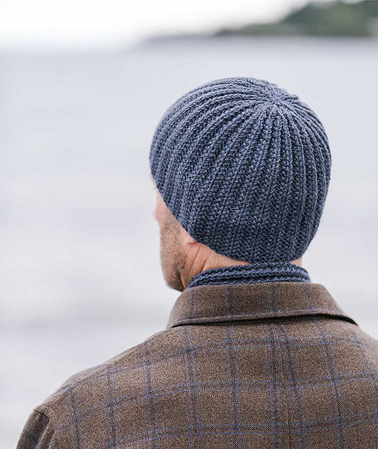 A Churchmouse Yarns and Teas Pattern - Mistake Rib Beanie & Scarf (PDF)