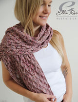 Misty Falls Wrap - Free with Purchase of 2 or More Skeins of Rustic Silk (PDF File)