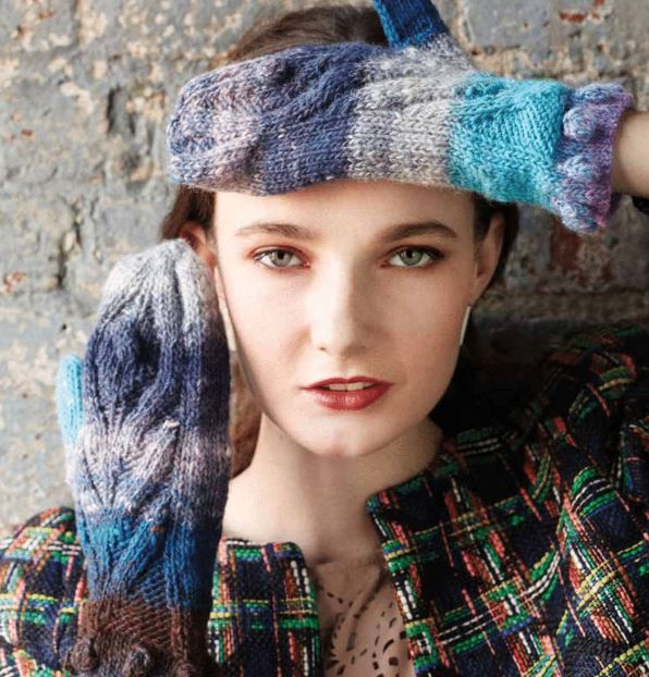 A Noro Kirara Pattern - Gauntlet-Style Mittens (PDF)