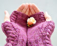 Simply Cabled Mitts by Tribble Knits