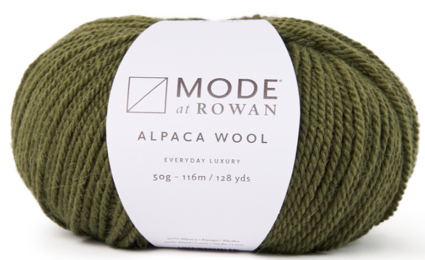 Mode at Rowan Alpaca Wool - Olive (Color #18)