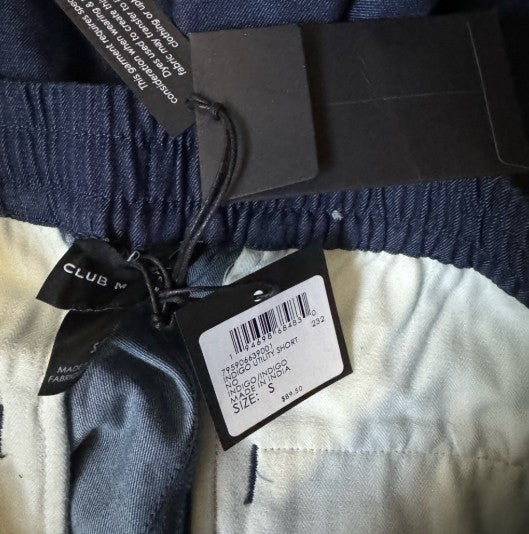 NWT Club Monaco Indigo Utility Short Size S