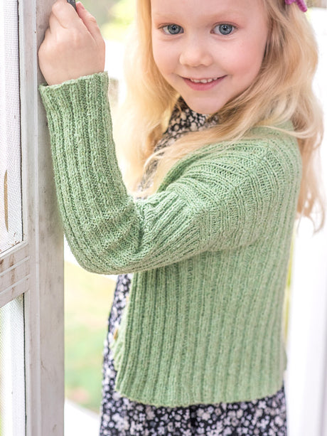 A Berroco Remix Light Pattern - Montreal Children's Cardigan (PDF)