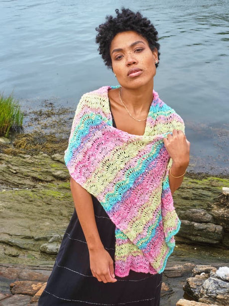 A Berroco Vivo Pattern - Moonstone Shawl (PDF File)