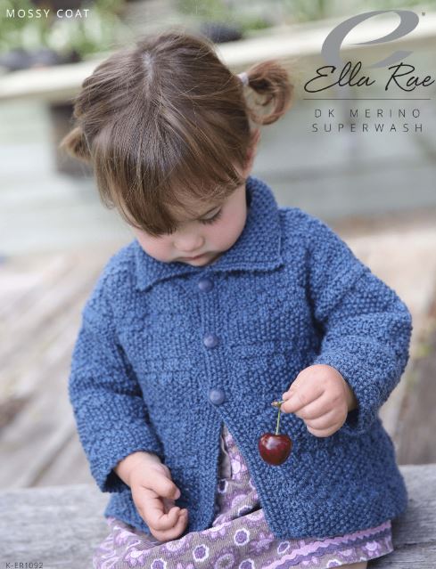 An Ella Rae DK Merino Superwash Pattern - Mossy Coat (PDF File)