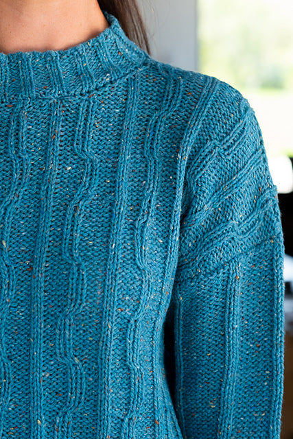 A Trendsetter Wish Pattern - Moving Rib Pullover #5900W (PDF)