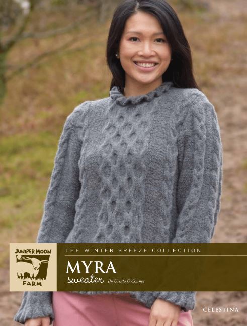 A Juniper Moon Celestina Pattern - Myra Sweater (PDF File)