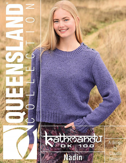 A Queensland Kathmandu DK 100 Pattern - Nadin - Free with Purchases of 4 Skeins of DK 100 (Print Pattern)