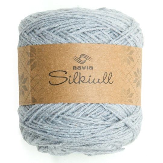 Navia Silkiull - Light Grey (Color #602) on sale at Little Knits