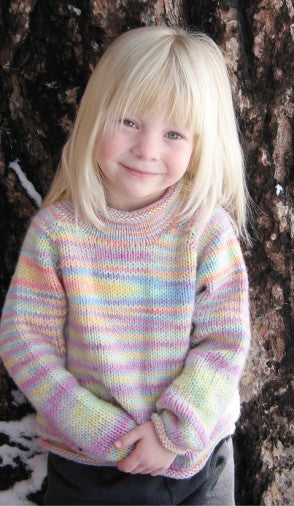 Knitting Pure and Simple - Children's Neckdown Pullover