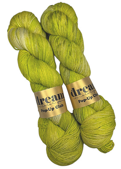 Dream in Color Smooshy with Cashmere Pop up Club - Neon Cream - 2 SKEINS