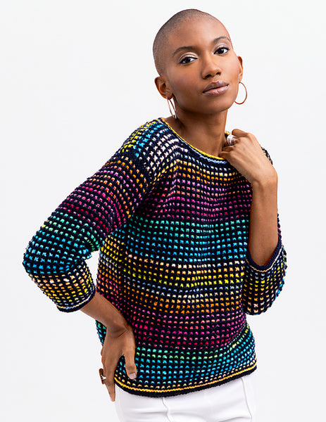 A Noro Malvinas & Ito Pattern - Friedelite Sweater (PDF) at Little