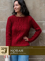 A Juniper Moon Bluefaced Leicester Pattern - Norah Pullover (PDF File)