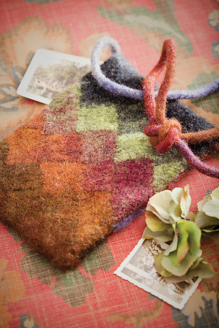A Noro Kureyon Pattern - Felted Entrelac Bag (PDF)