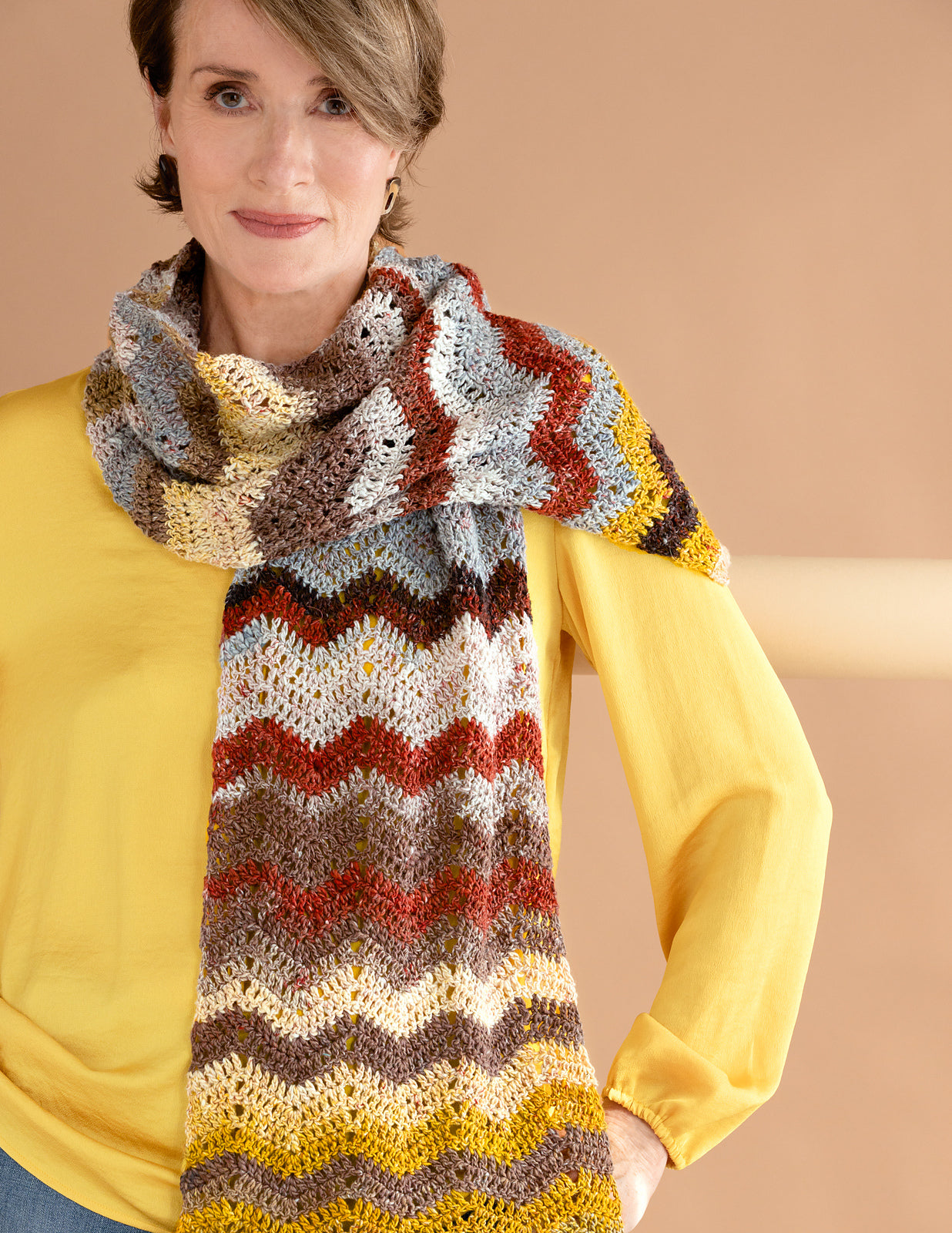 A Noro Geshi Crochet Pattern - Ameara Scarf (PDF)