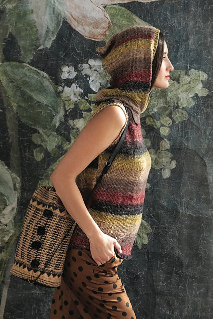 A Noro Geshi Pattern - Sleeveless Hoodie (PDF)