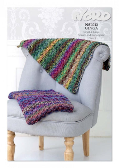 A Noro Ginga Pattern - Small & Large Throws (PDF)