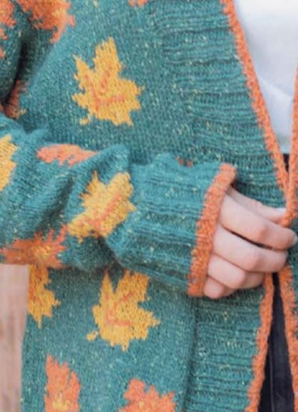 A Jody Long Alba Pattern - Oak Cardigan (PDF)