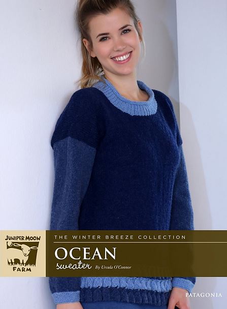Maire Sweater - A Juniper Moon Patagonia Organic Merino Pattern 