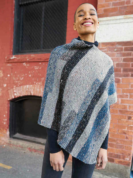 A Berroco Providence Pattern - Olneyville Poncho (PDF File)