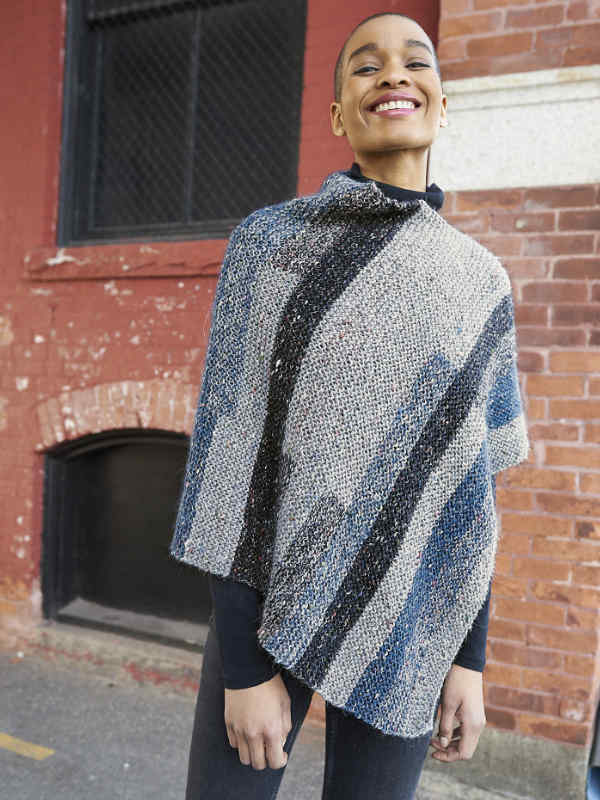A Berroco Providence Pattern - Olneyville Poncho (PDF)