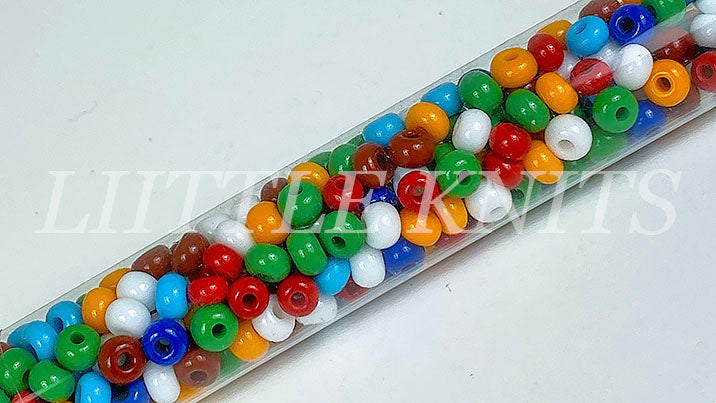 6/0 Czech Seed Beads  - Opaque Mix (Mix #38) 24 Gram Tube