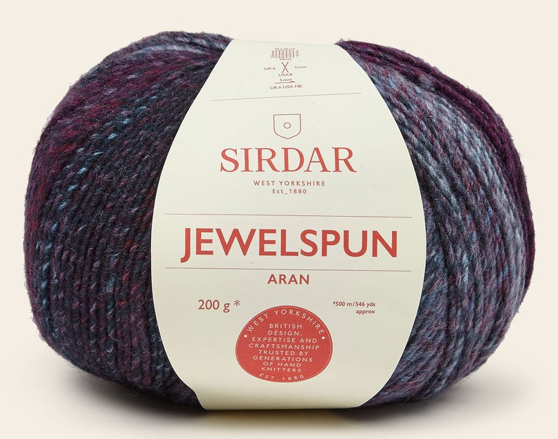 Sirdar Jewelspun Aran - Nordic Noir (Color #842)