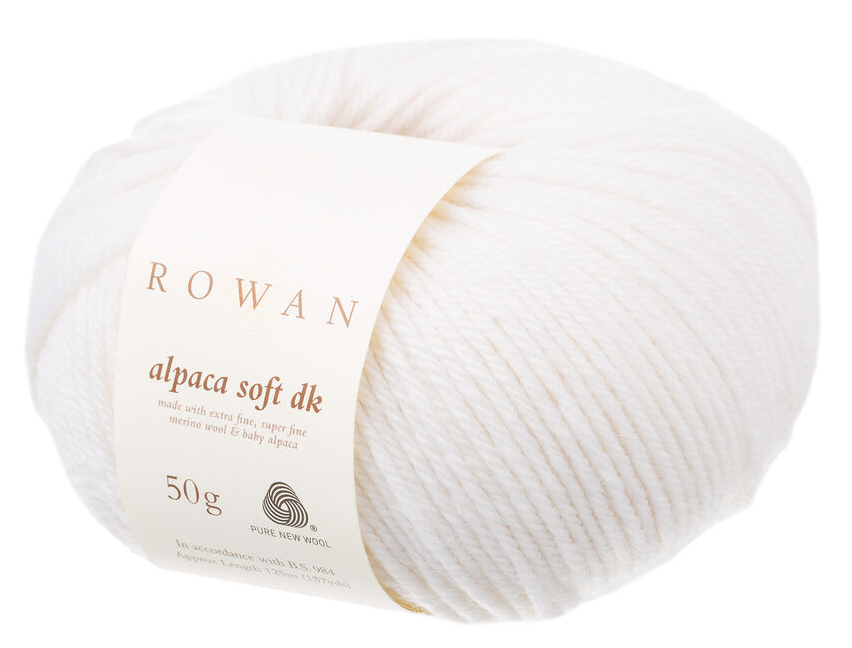 Rowan Alpaca Soft DK - Simply White (Color #201)