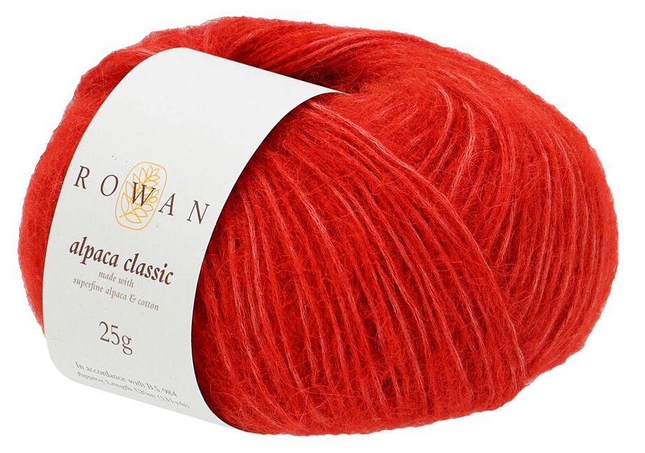 Rowan Alpaca Classic - Vermillion (Color #120)