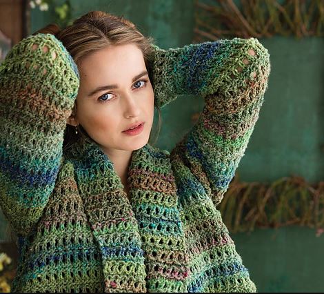 A Noro Pattern - Openwork Cardigan (PDF)