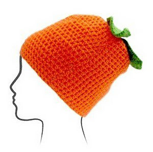 Euro Baby Fruits & Veggies Hat Kits - Orange (Color #09) - with Crochet Pattern